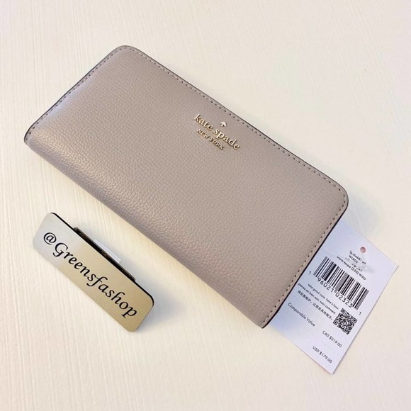 Kate spade darcy large slim bifold wallet new leather - Picture 4 of 4